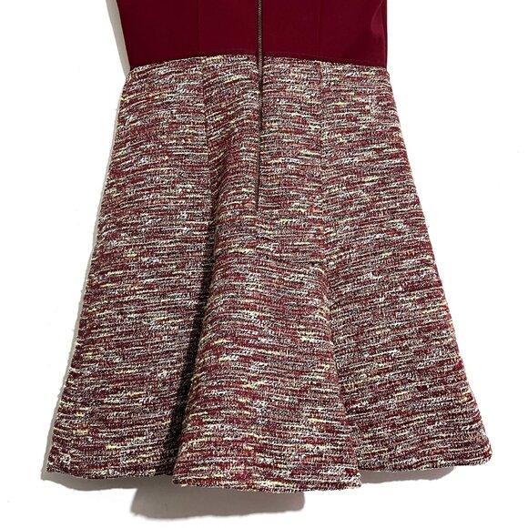 J. Crew Mixed Tweed Metallic Boucle Fit and Flare Dress - Picture 10 of 14